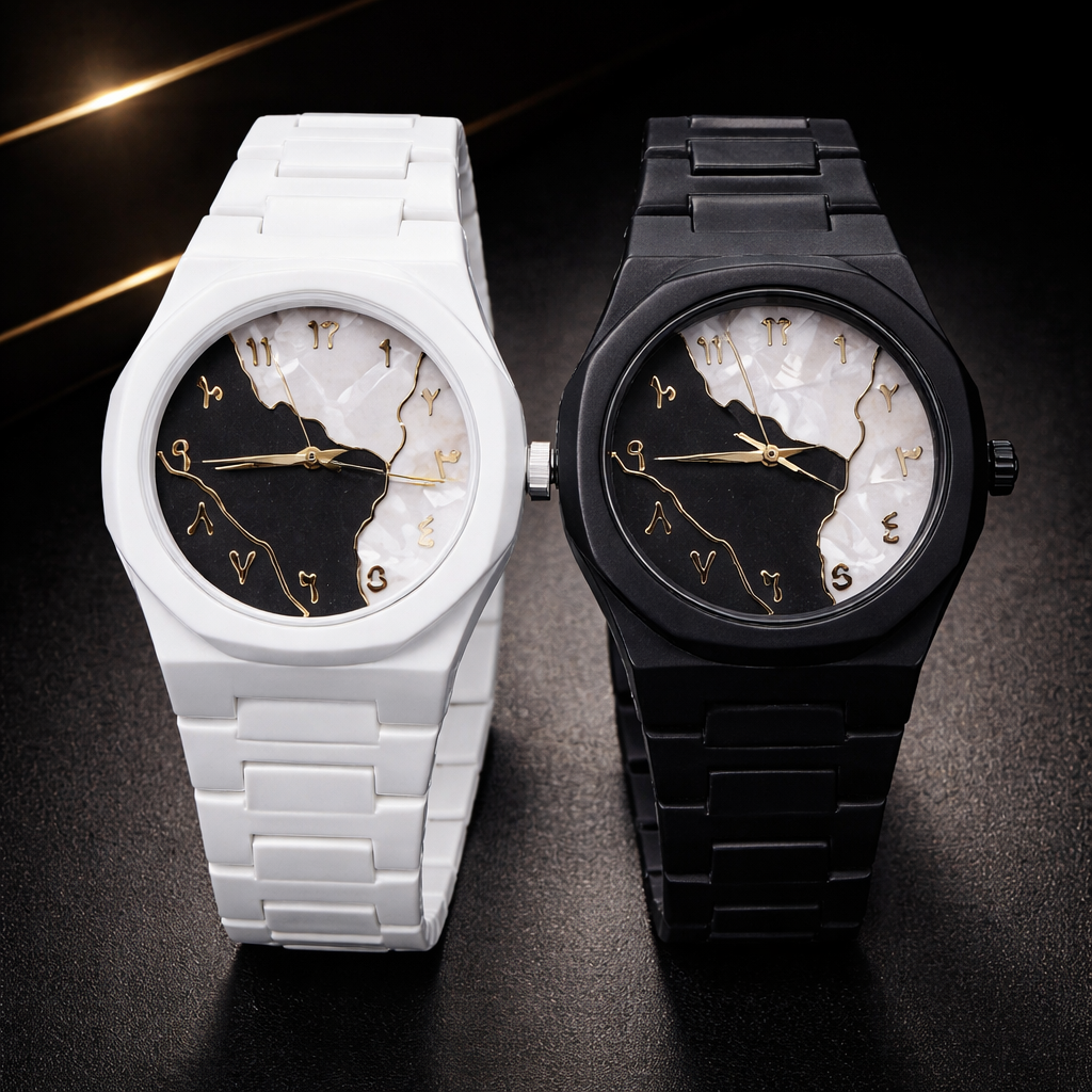 Arabic Aura Couple Watch👫
